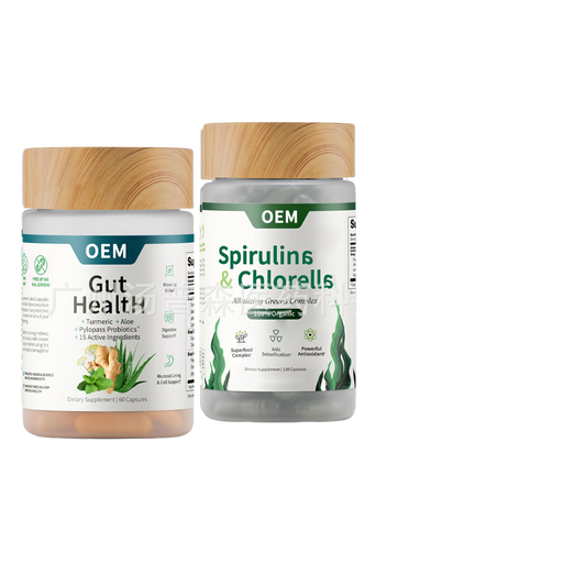 Spirulina Capsules 120 Capsules Combination Set